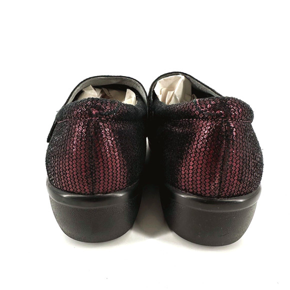 Alegria Womens Lauryn Clog Shoes Size 37/US 7 Metallic Comfort Arch Support - Picture 6 of 9